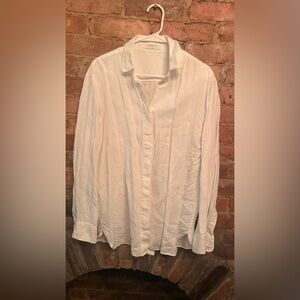 Babaton Classic White Button Down Shirt